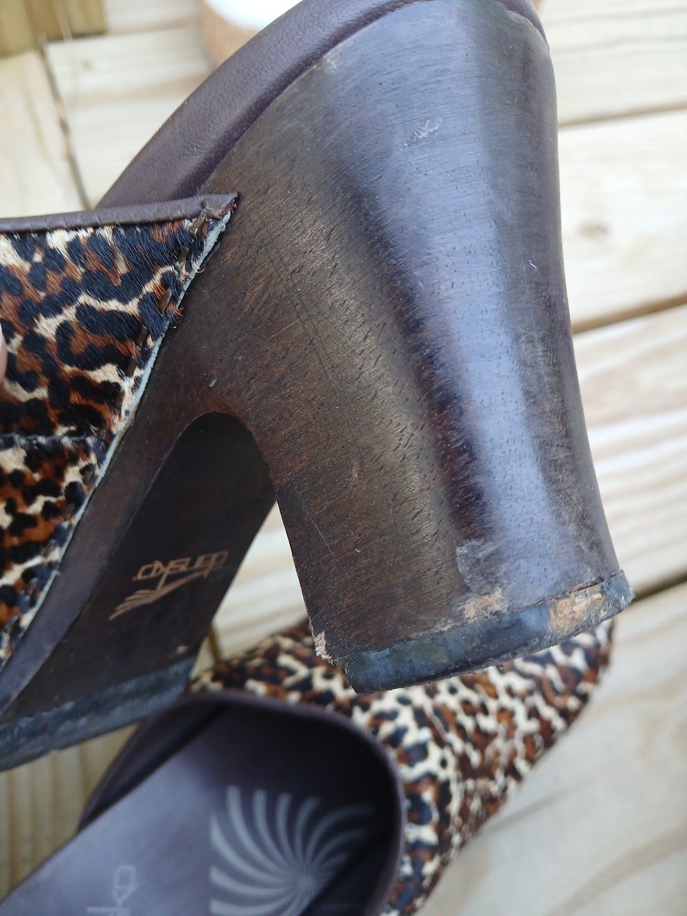 Dansko Leopard Print Clogs for Women - Picture 4 of 5